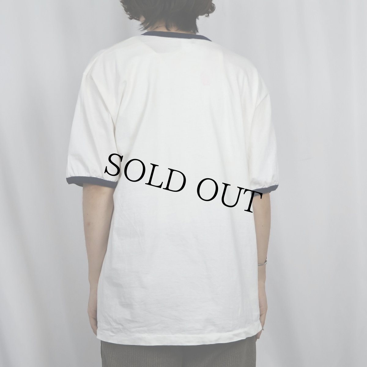 画像3: 90's USA製 "SUGARBUSH PURE VERMONT" チョコチン リンガープリントTシャツ XL (3)