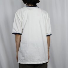 画像3: 90's USA製 "SUGARBUSH PURE VERMONT" チョコチン リンガープリントTシャツ XL (3)