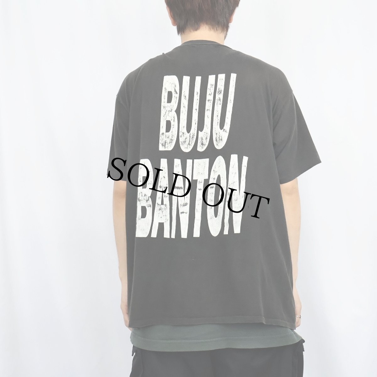 画像4: 90's BUJU BANTON レゲエミュージシャンプリントTシャツ BLACK (4)