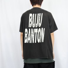 画像4: 90's BUJU BANTON レゲエミュージシャンプリントTシャツ BLACK (4)