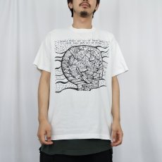 画像2: 90's USA製 "PEOPLE DON'T GO OUT OF THEIR MIND..." プリントTシャツ L (2)