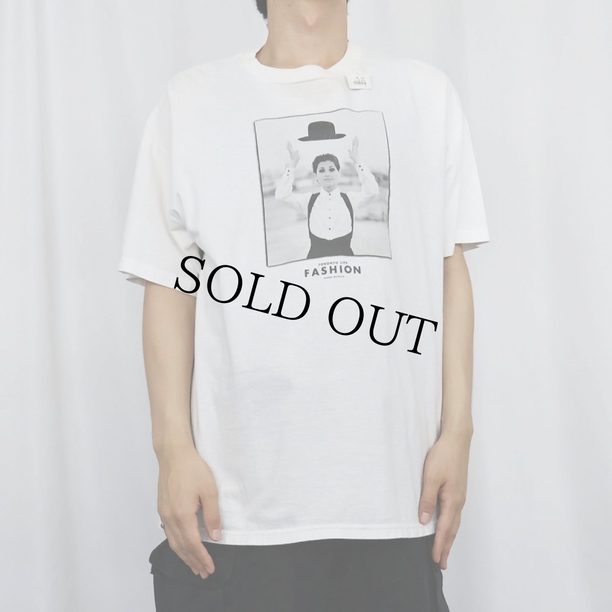画像2: 90's TRONTO LIFE FASHION ファッション雑誌 フォトプリントTシャツ XL (2)