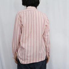 画像3: 80〜90's POLO Ralph Lauren "AUTHENTIC DUNGAREES" USA製 マルチストライプ柄 コットンシャツ M (3)