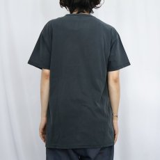 画像3: 80's RUSSELL ATHLETIC USA製 無地Tシャツ BLACK L (3)
