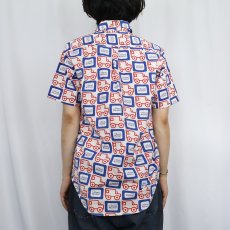 画像3: 70's〜 Good Humor アイスクリームカー 総柄シャツ S (3)