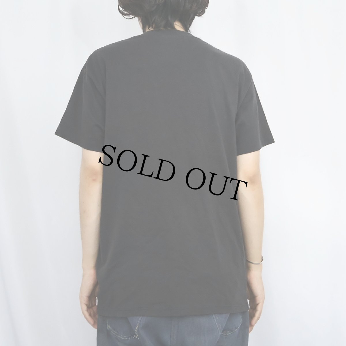 画像3: 90's SHOEBOX USA製 ジョークプリントTシャツ BLACK L (3)