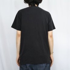 画像3: 90's SHOEBOX USA製 ジョークプリントTシャツ BLACK L (3)