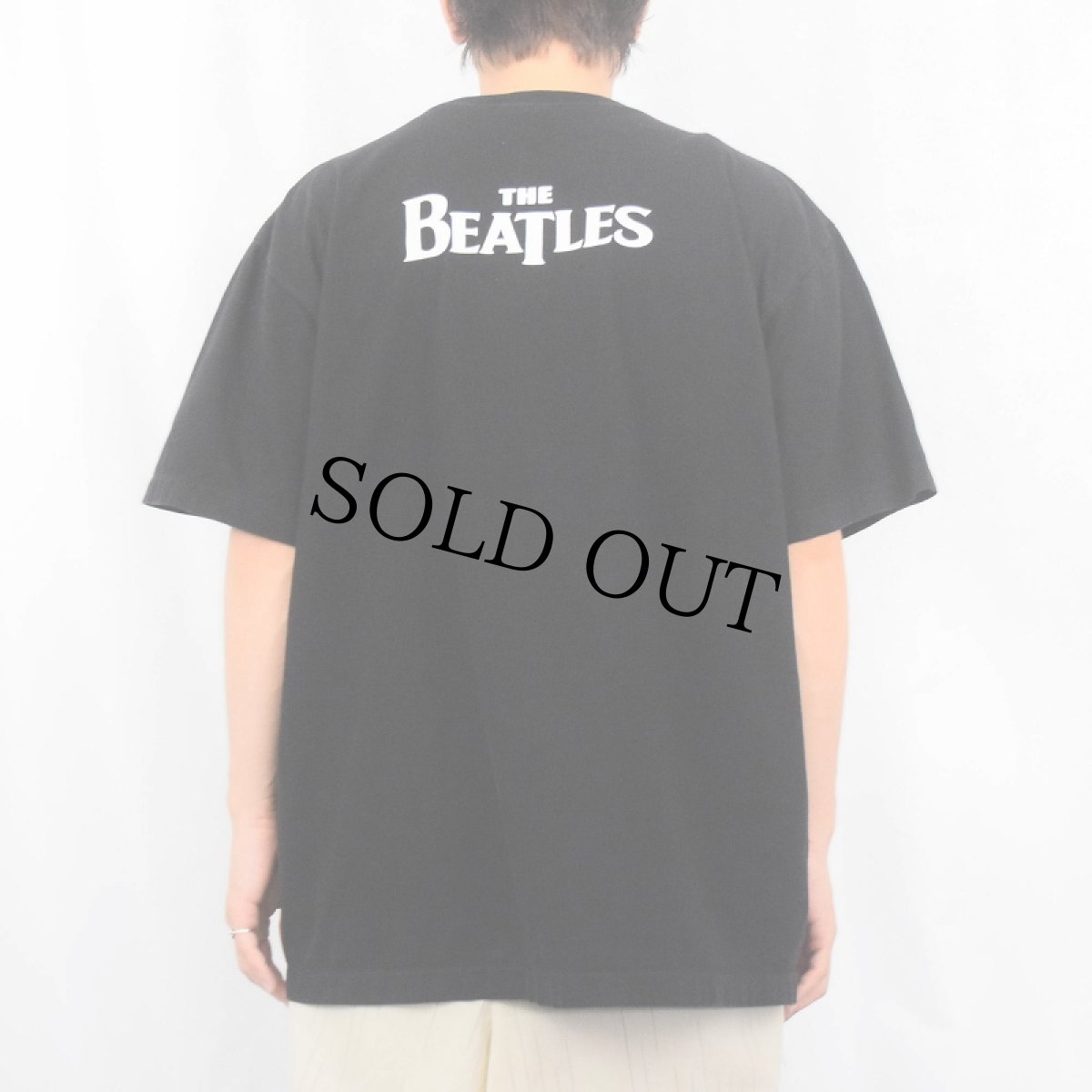 画像4: 90's THE BEATLES USA製 "LET IT BE" ロックバンドTシャツ BLACK  (4)