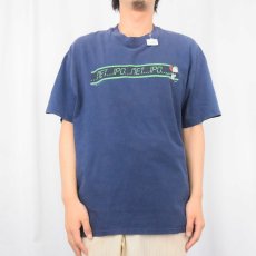 画像2: SNOOPY "MET... IPO..." キャラクタープリントTシャツ NAVY XL (2)