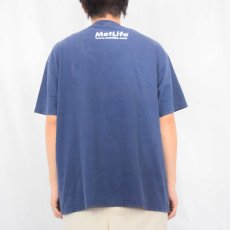 画像3: SNOOPY "MET... IPO..." キャラクタープリントTシャツ NAVY XL (3)