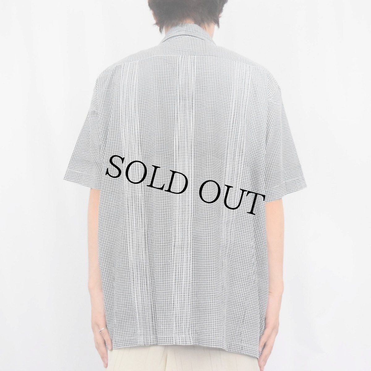 画像3: GUAYABERA ギンガムチェック柄 刺繍デザイン キューバシャツ XL (3)