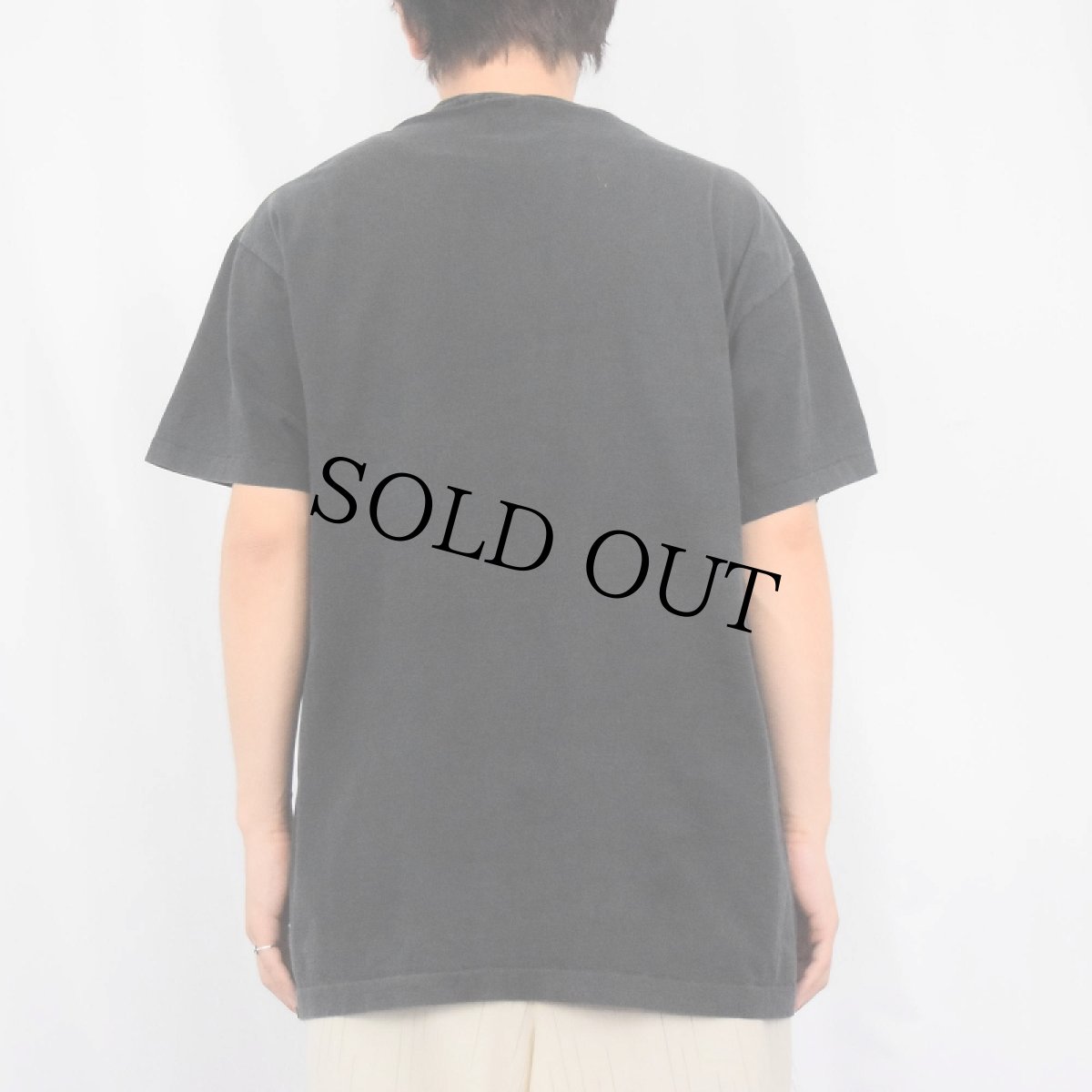 画像3: 90's USA製 "HE'S JUST MY TYPE" ジーザスパロディプリントTシャツ BLACK XL (3)