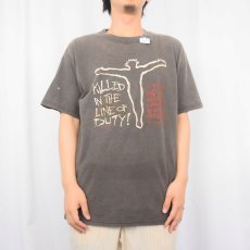 画像2: SOLID LIGHT "KILLED IN THE LINE OF DUTY " ジーザスプリントTシャツ L (2)