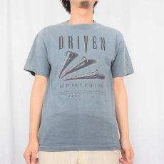 画像2: 90's 	SOLID LIGHT USA製 "DRIVEN NOT BY NAILS, BY HIS LOVE." ジーザスプリントTシャツ M (2)