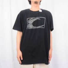 画像2: OVERHEAD SURF SHOP ロゴプリントTシャツBLACK 2XL (2)