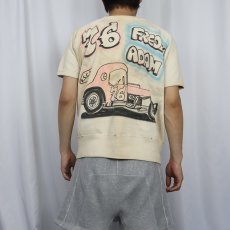 画像4: 60's "FREDDY ADAM" Hot-rod アートスウェット  (4)