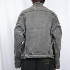 画像4: 80's Levi's 70507-0253 USA製 ブラックデニムジャケット XL (4)