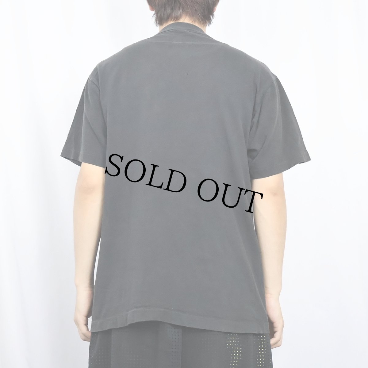 画像3: 90's Calvin and Hobbes USA製 キャラクタープリントTシャツ BLACK L (3)