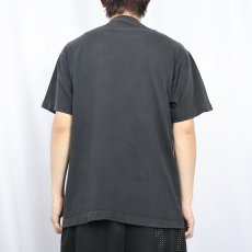 画像3: 90's Calvin and Hobbes USA製 キャラクタープリントTシャツ BLACK L (3)