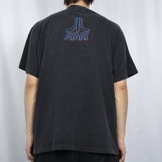 画像4: 〜2000's ATARI USA製 "ASTEROIDS" ゲーム企業プリントTシャツ BLACK L (4)