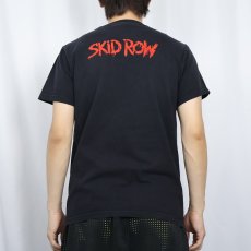 画像4: SKID ROW ヘヴィメタルバンドプリントTシャツ BLACK M (4)