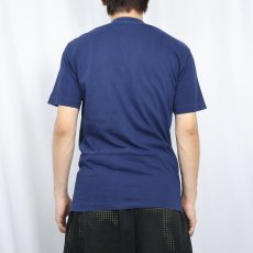 画像3: 90's Science Museum of Virginia USA製 " CHIPS AND CHANGES" アートプリントTシャツ NAVY M (3)