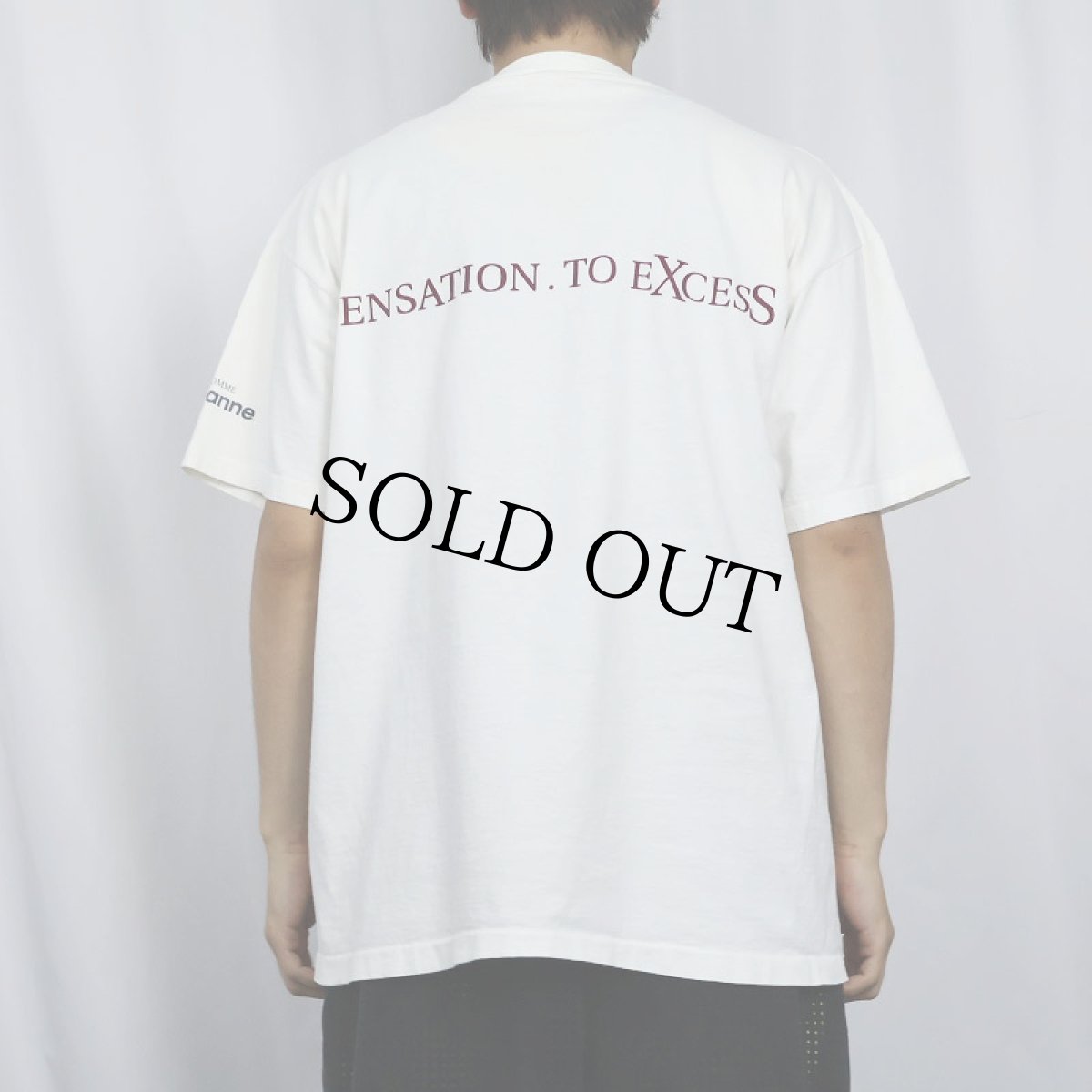画像4: paco rabanne USA製 "EXCESS POUR HOMME" プリントTシャツ ONESIZE (4)
