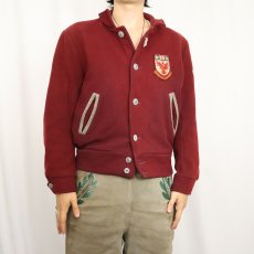 画像3: 60's HAMILTON Cappelli "McMASTER" メルトンウール ボタンスタジャン (3)