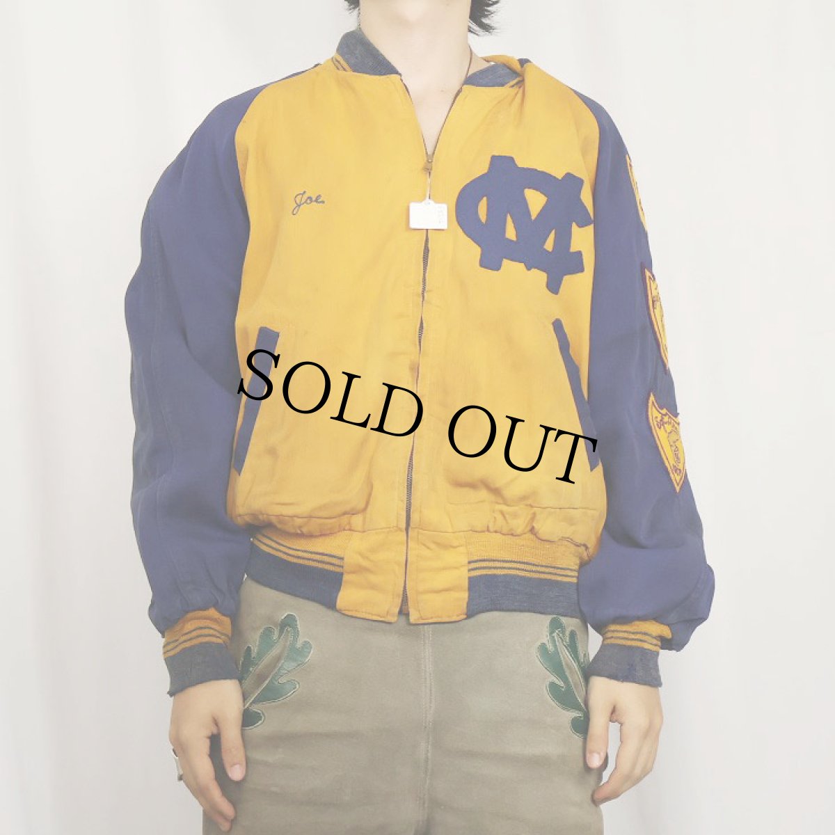 画像3: 50's "Meteors" リバーシブル コットンサテン スタジャン (3)