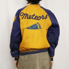 画像4: 50's "Meteors" リバーシブル コットンサテン スタジャン (4)