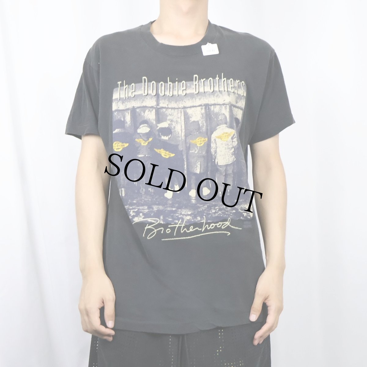 画像3: 70's The Doobie Brothers "Brotherhood" ロックバンドプリントTシャツ BLACK XL (3)