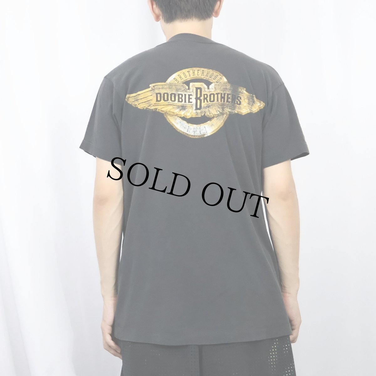 画像4: 70's The Doobie Brothers "Brotherhood" ロックバンドプリントTシャツ BLACK XL (4)