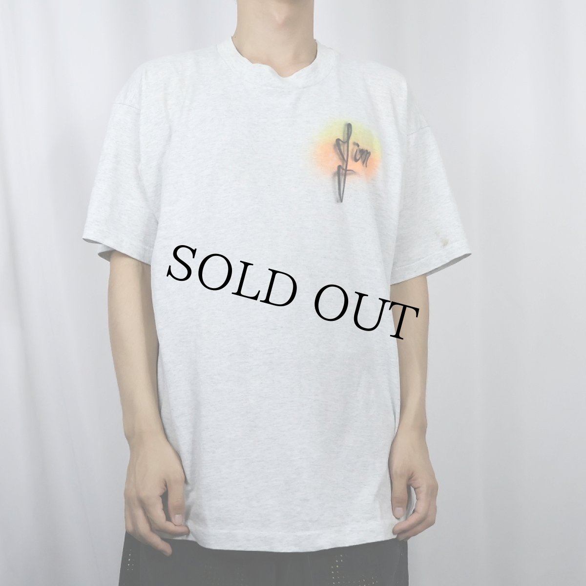 画像5: 90's USA製 "MONSTER TRUCK" エアブラシ プリントTシャツ XL (5)