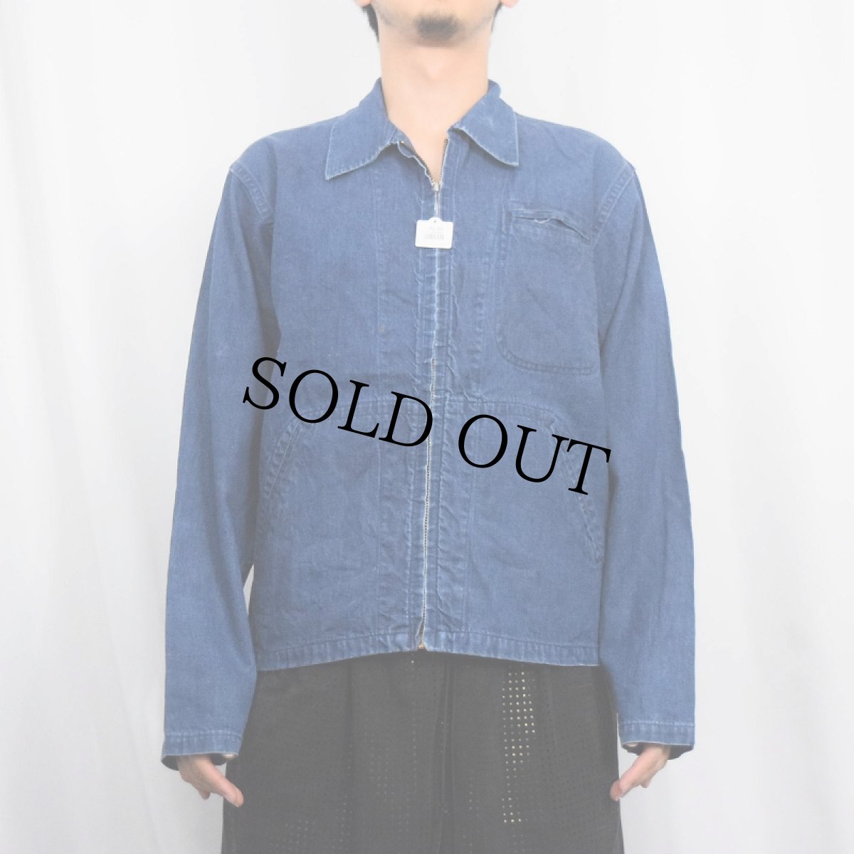 画像2: 60〜70's Leslie デニムジャケット (2)