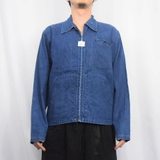 画像2: 60〜70's Leslie デニムジャケット (2)