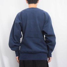 画像3: 90's Champion REVERSE WEAVE USA製 "Notre Dame" プリントスウェット NAVY XL (3)