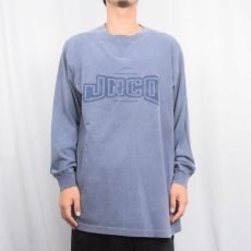 画像2: 2000's JNCO ロゴプリント 後染めロンT L (2)