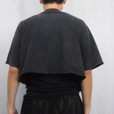 画像3: Velvet Underground "The Velvet Underground and Nico" ロックバンドアルバムプリント カットオフTシャツ BLACK (3)