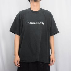 画像3: 〜2000's Ambrosia Software "Thaumaturgy" ソフトウェア企業プリントTシャツ BLACK XL (3)