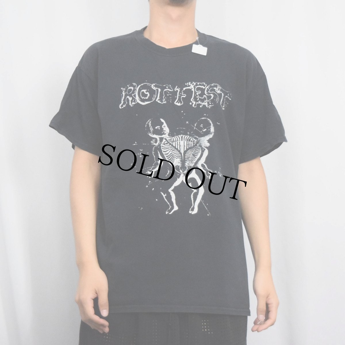画像2: Rotfest デスメタルフェスティバルTシャツ BLACK L (2)