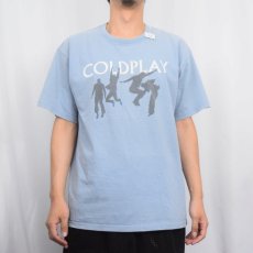 画像3: 2005 Coldplay "TWISTED LOGIC TOUR" ロックバンドツアープリントTシャツ L (3)