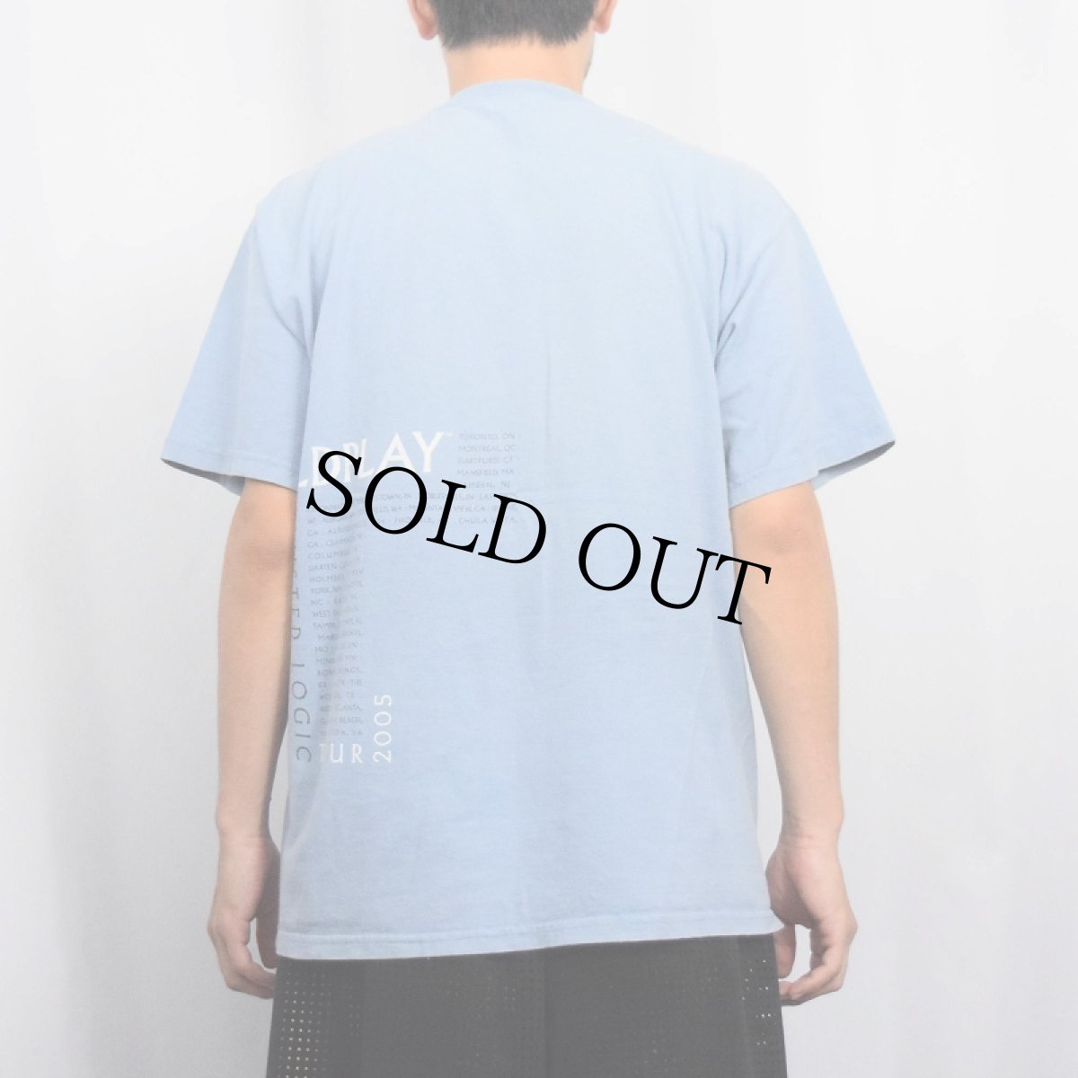 画像4: 2005 Coldplay "TWISTED LOGIC TOUR" ロックバンドツアープリントTシャツ L (4)