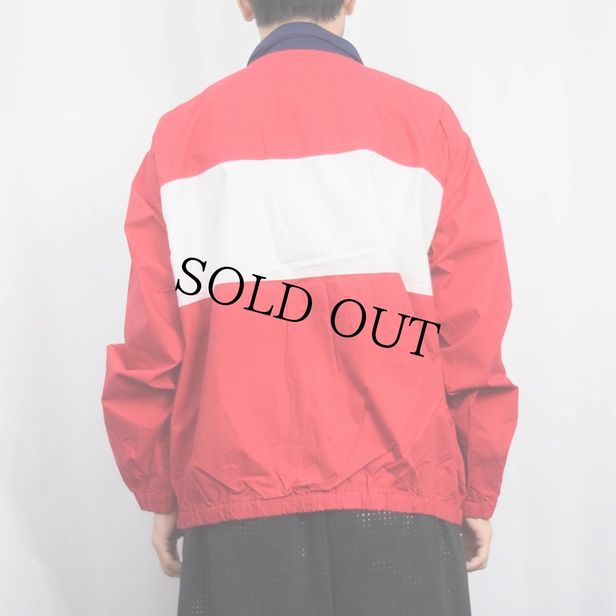 画像3: 90's POLO SPORT Ralph Lauren ロゴ刺繍 切り替えデザイン コットンスイングトップ XL (3)