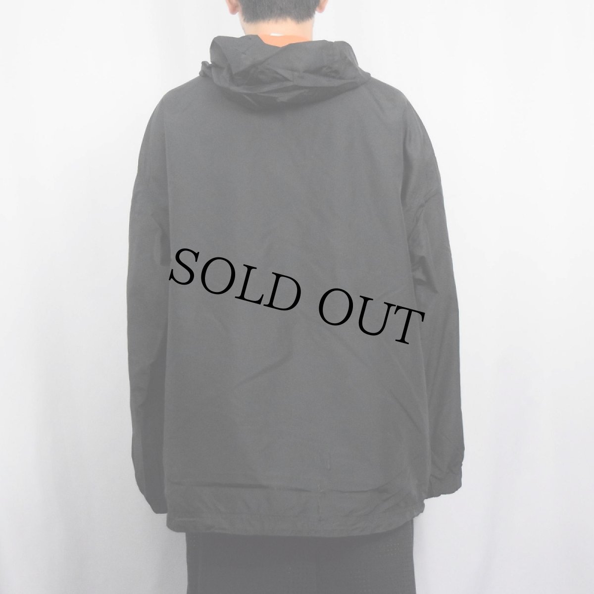 画像3: 90's POLO SPORT Ralph Lauren ナイロンアノラックパーカー BLACK XL (3)