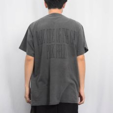 画像4: 90's Felix the Cat USA製 "DARK SIDE OF THE CAT PINK FELIX" ロックバンドパロディTシャツ BLACK L (4)