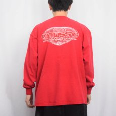 画像4: 90's STUSSY USA製 ロゴプリントロンT XL (4)