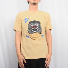画像2: 80's TEE- RIFFICS 3Dラバー  モンスターギミックTシャツ L (2)