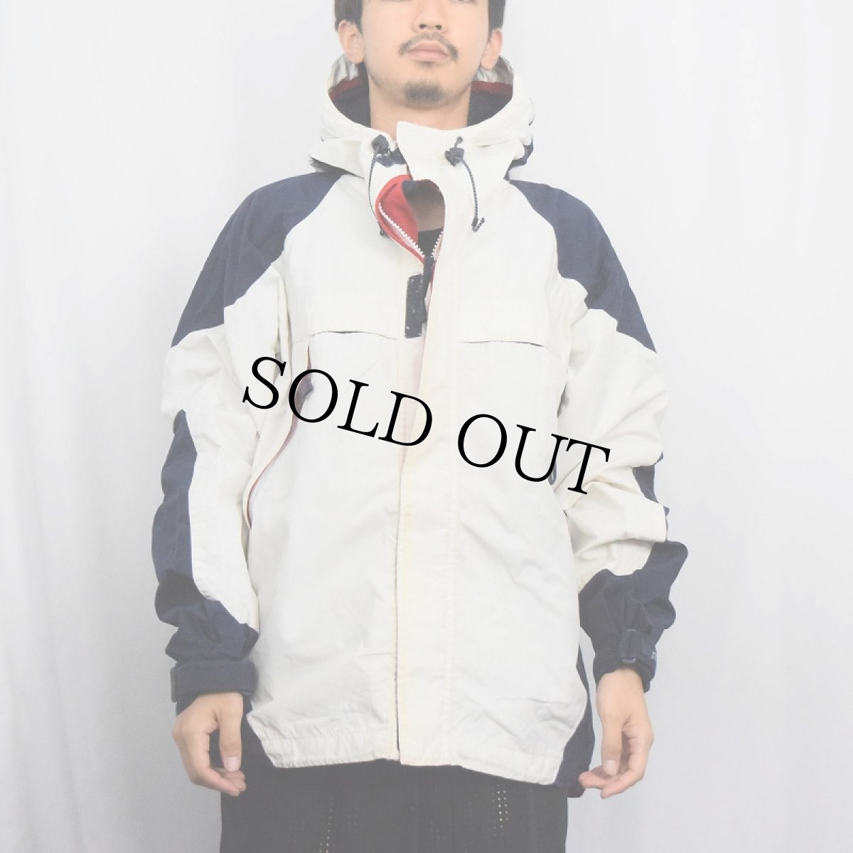 画像2: 90's POLO SPORT Ralph Lauren ロゴ刺繍 ナイロンマウンテンパーカー XL (2)