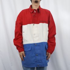 画像3: POLO Ralph Lauren "RL-67 1993" 切り替えデザイン コットンジャケット XL (3)