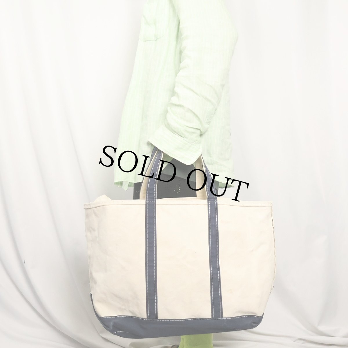 画像3: L.L.Bean "BOAT AND TOTE" ジップトップキャンバストートバッグ LARGE (3)